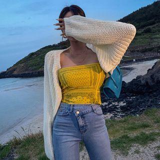 Chunky Ribbed Knit Bolero