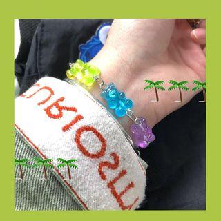 Gummy Bear Bracelet Bears - Multicolor - One Size