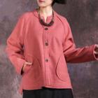 Woolen Jacket Pink - M