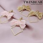 Velvet Bow Drop Earring