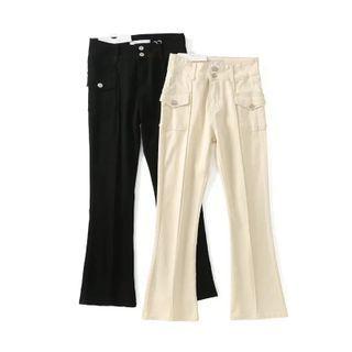 Low Rise Boot Cut Jeans