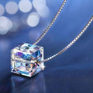 Swarovski Elements Crystal Cubic Necklace