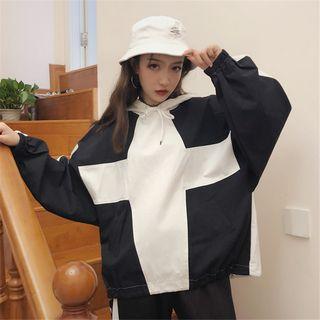Cross Pattern Hoodie