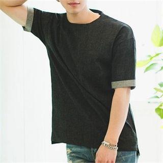 Roll-up Short-sleeve T-shirt