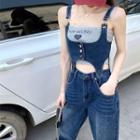 Denim Camisole Top / Shift Jeans