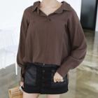 Two-way Textured Blouse