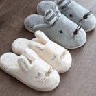 Rabbit Accent Slippers