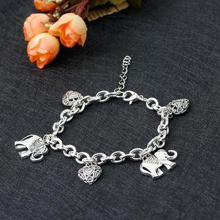Elephant Detail Chain Bracelet