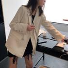 Double-breasted Layered Blazer