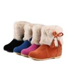 Tasseled Furry Trim Snow Boots