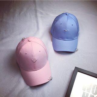 Metal Ring Detail Cap