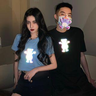 Couple Matching Bear Short-sleeve T-shirt