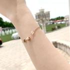 Stainless Steel Bracelet Rose Gold - One Size