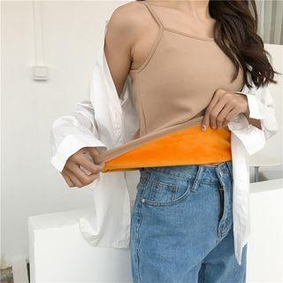Fleece Lined Long-sleeve Top / Camisole