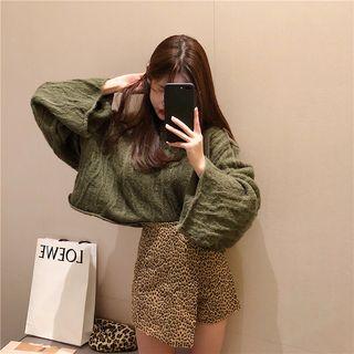 Crop Sweater / Wrap Skort
