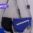 Chain Detail Messenger Bag / Bag Charm / Set