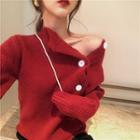 Button Sweater / Harem Pants