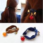 Bow-accent Jewelry Hair Tie