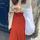 Flared Maxi Floral Skirt