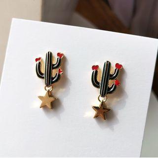 Cactus Clip On Earring / Ear Stud