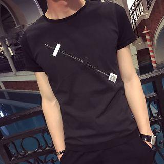 Stitching Detail Short Sleeve T-shirt