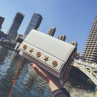 Star Studded Chain Strap Crossbody Bag