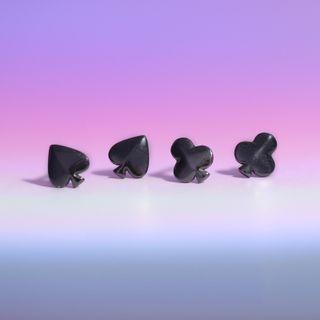 Poker Sterling Silver Earring (various Designs)