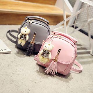 Tasseled Mini Backpack