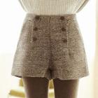 Button Detail Shorts