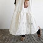 Long Eyelet-lace Dress