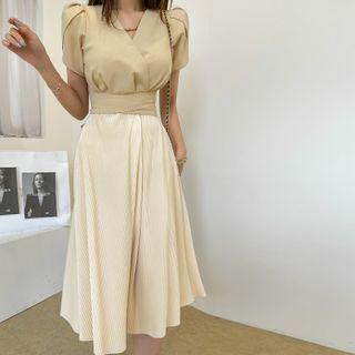2-in-1 Wrap Swing Dress