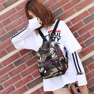 Camo Canvas Backpack