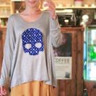 Skull Print Long-sleeve T-shirt