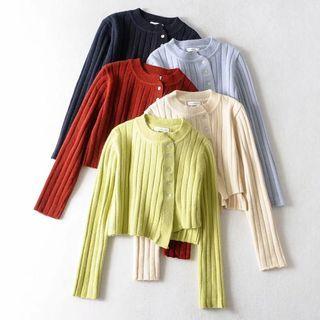 Long-sleeve Irregular Knit Top