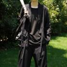 Asymmetric Blazer Black - One Size