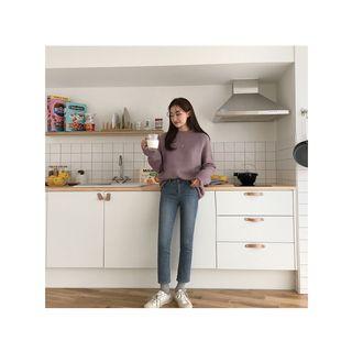 Raglan-sleeve Loose-fit Sweater
