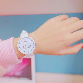 Fish Print Strap Watch