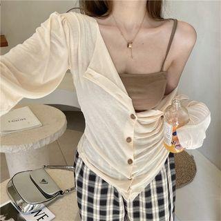 Long-sleeve Button-up Top / Pants