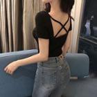Short-sleeve Crossback T-shirt