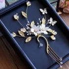 Embellished Flower Ear Cuff
