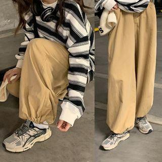 High Waist Wide Leg Cargo Pants