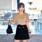 Round / V-neck Short-sleeve T-shirt