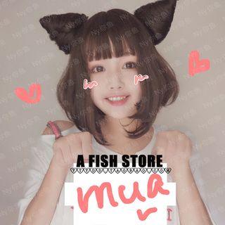 Triangle Hair Bun Caramel Brown - One Size