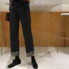 Washed Loose-fit Straight-leg Jeans