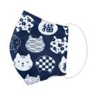 Handmade Water-repellent Fabric Mask Cover (cat Print)(7-16 Years) As Figure - 7 To 16 Years