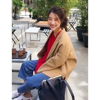 Hand-made Wool Blend Jacket