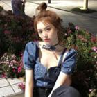 Short-sleeve Cropped Denim Top