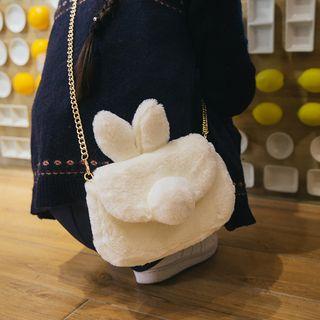 Rabbit Fleece Shoulder Bag