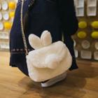 Rabbit Fleece Shoulder Bag