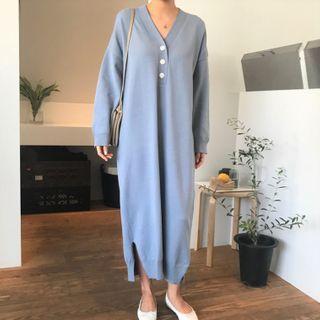 Henley Midi Sweater